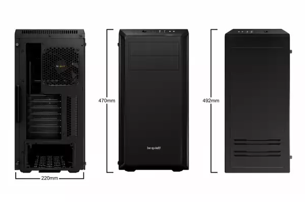 be quiet! кутия Case ATX - Pure Base 600 Window Black