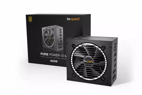 be quiet! захранване PSU ATX 3.1 - Pure Power 12 M 650W