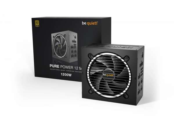 be quiet! захранване PSU ATX 3.1 - Pure Power 12 M 1200W be quiet! захранване PSU ATX 3.1 - Pure Power 12 M 1200W