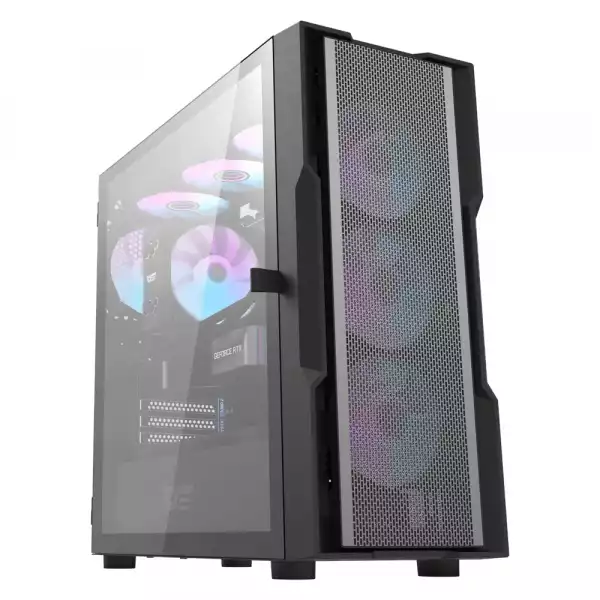 Darkflash кутия Case ATX - DK431 Mesh Black - 4 fans included