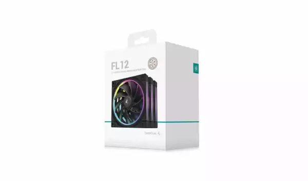 DeepCool Комплект вентилатори Fan Pack 3-in-1 3x120mm - FL12 Black, Addressable RGB