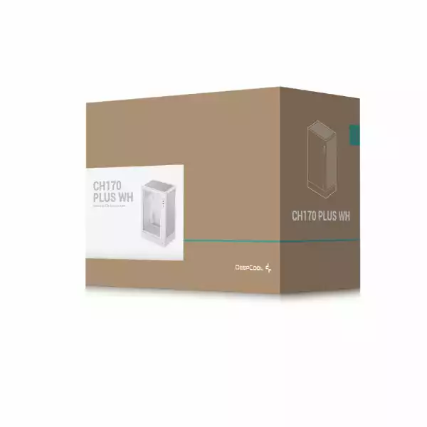 DeepCool кутия Case mATX - CH170 PLUS WH