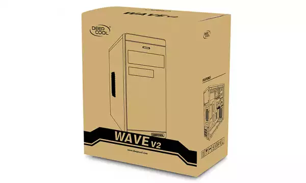 DeepCool Кутия за компютър Case mATX - WAVE V2 - Black USB3.0