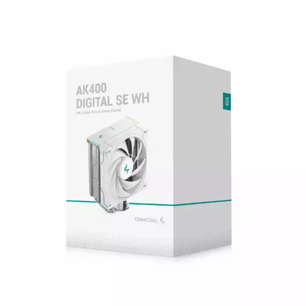 DeepCool охладител CPU Cooler AK400 DIGITAL SE WH - LGA1851/AM5