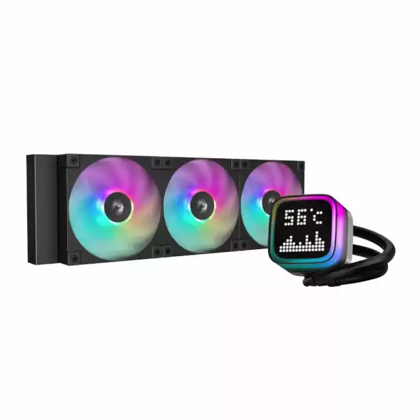 DeepCool водно охлаждане Water Cooling LP360 - LCD Screen, A-RGB