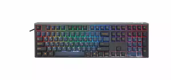 Ducky професионална геймърска механична клавиатура Professional Gaming Mechanical Keyboard One 3 Pro Nazca Line - 8K, Cherry MX2A RGB Silent Red [Linear]