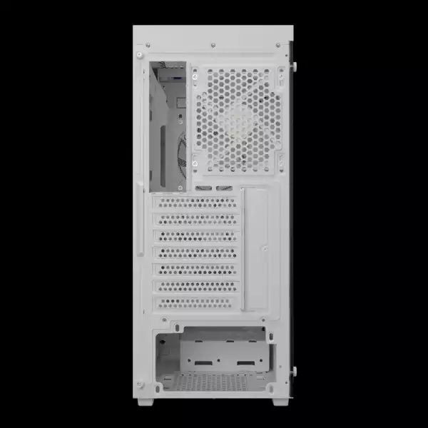 Gamdias кутия Case ATX - AURA GC5 ELITE ARGB WH - Addressable RGB, Mesh, Digital Display