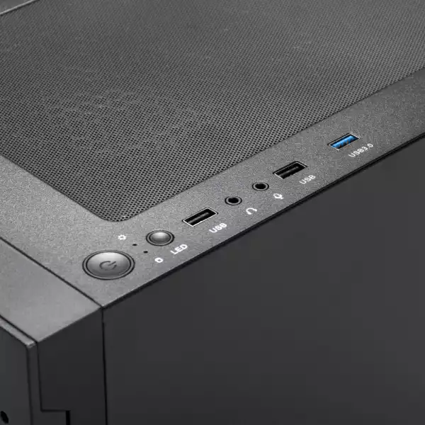 Gamdias кутия Case ATX - TALOS E3 MESH - aRGB, Tempered Glass