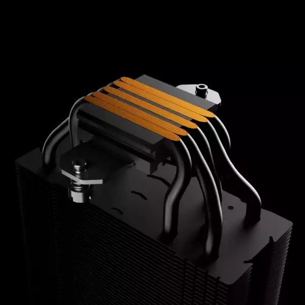 Gamdias охладител CPU Cooler BOREAS M2-51D - LGA1851/AM5, Digital Display