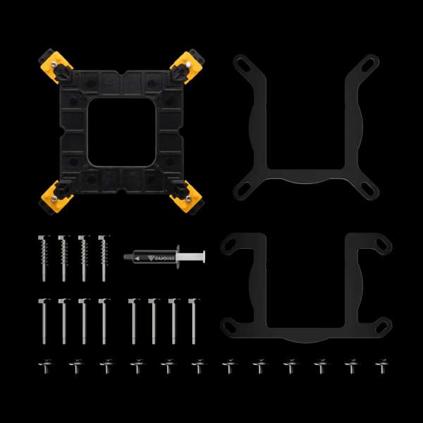 Gamdias водно охлаждане Water Cooling 360mm - AURA GL360 DIGITAL - Digital Display, aRGB