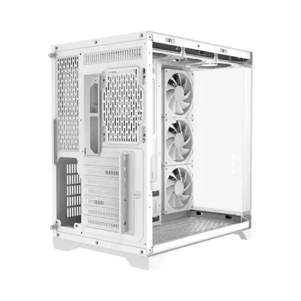 Gamemax кутия Case ATX - HYPE-A White - 4 x 120 mm Addressable RGB fans