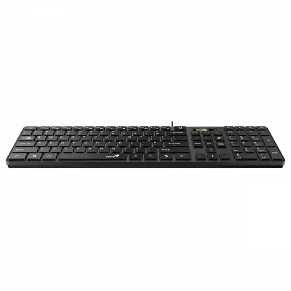 Genius клавиатура Slim Keyboard SlimStar 126 Black - Copilot, Low profile Chocolate