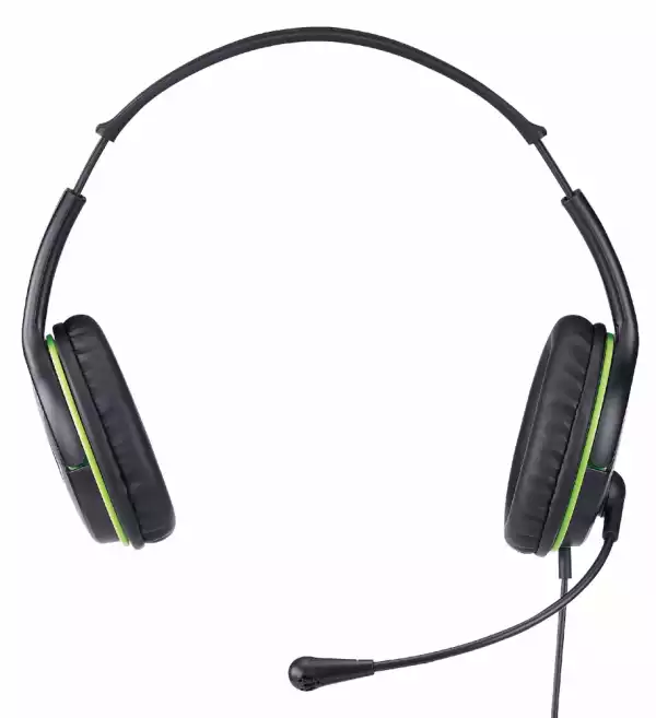 Genius слушалки с микрофон Headset HS-400A - 3.5 mm, Mic, Black/Green
