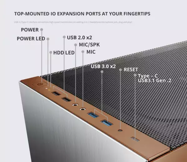 Geometric Future кутия Case EATX - Model 8 Cowboy