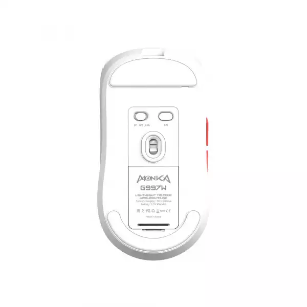 Marvo безжична геймърска мишка Wireless Gaming Mouse Monka Prime G997W - 26000dpi, Bluetooth, 2.4G