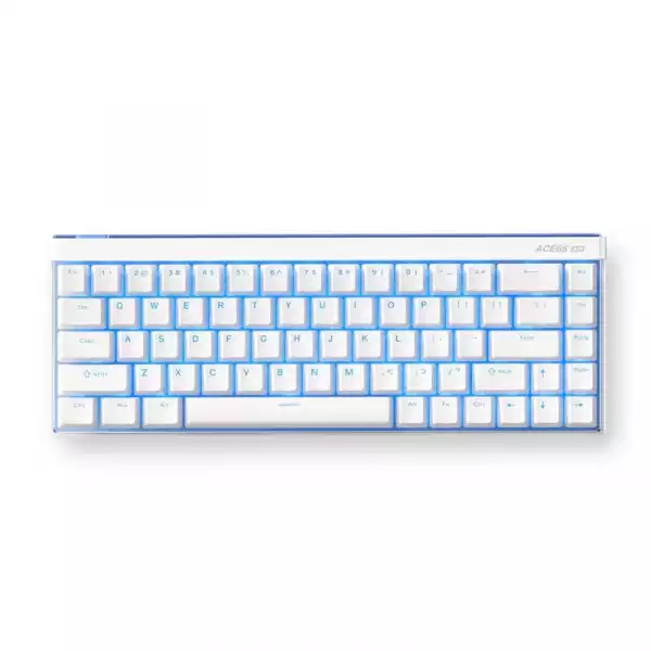 MCHOSE геймърска механична клавиатура Gaming Mechanical Keyboard Ace 68 Air - 8K, Mount Tai Magnetic Switch GT [Tactile] (English US), White