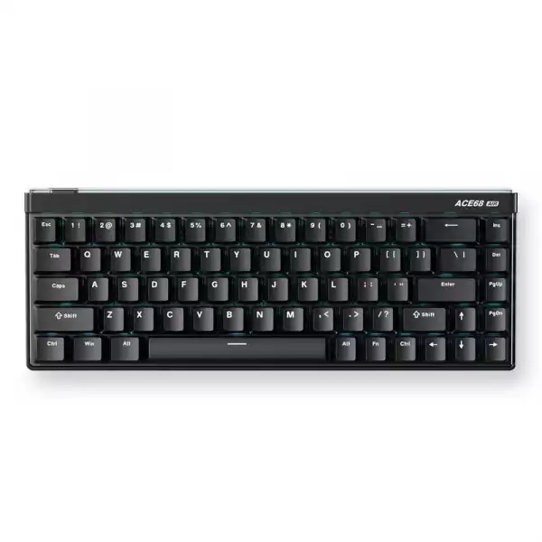 MCHOSE геймърска механична клавиатура Gaming Mechanical Keyboard Ace 68 Air - 8K, Mount Tai Magnetic Switch GT [Tactile] (English US), Black