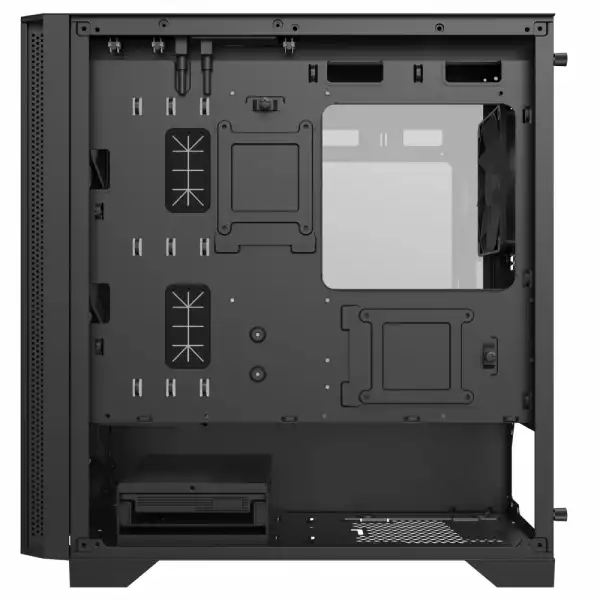 Montech кутия AIR 100 LITE, Micro ATX Case, TG, 2x120mm Fans, Black