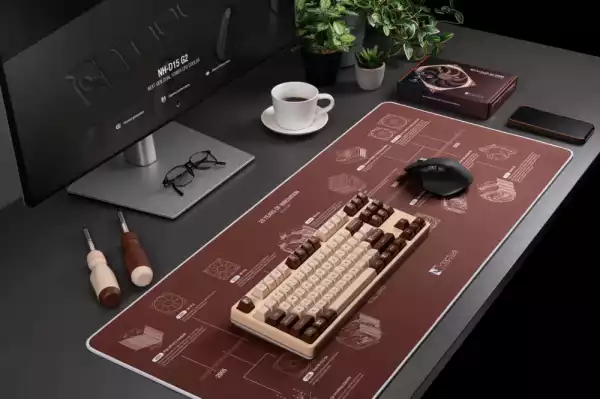 Noctua пад за мишка Mousepad - NP-DM3 Anniversary Deskmat Noctua пад за мишка Mousepad - NP-DM3 Anniversary Deskmat