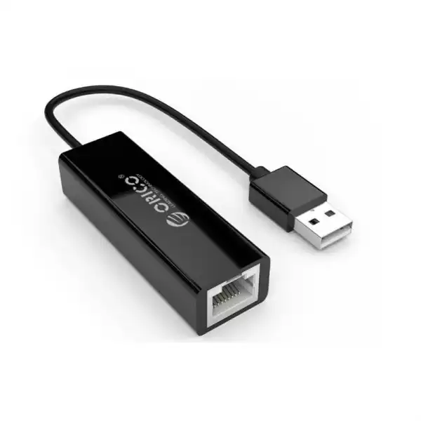 Orico адаптер USB to LAN 100Mbps black - UTJ-U2