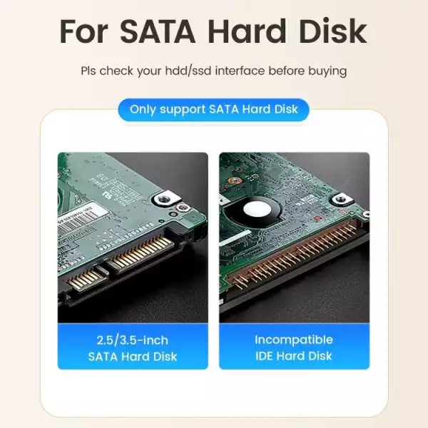 Orico докинг станция Storage - HDD/SSD Dock - 2.5/3.5 inch USB-C - DD18U3-EU-BK