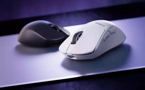 Pulsar професионална геймърска мишка Wireless Gaming Mouse X3 Size1 White - 1K (8K compatible)