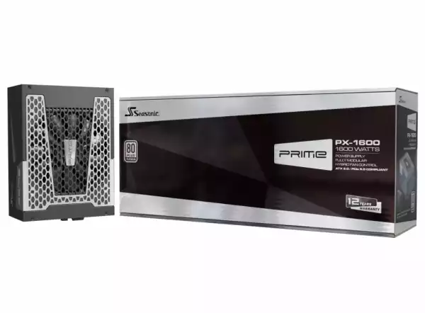 Seasonic захранване PSU ATX3.1 1600W Titanium PCIe Gen 5.1 - PRIME TX-1600 - SSR-1600TR2-ATX3.1