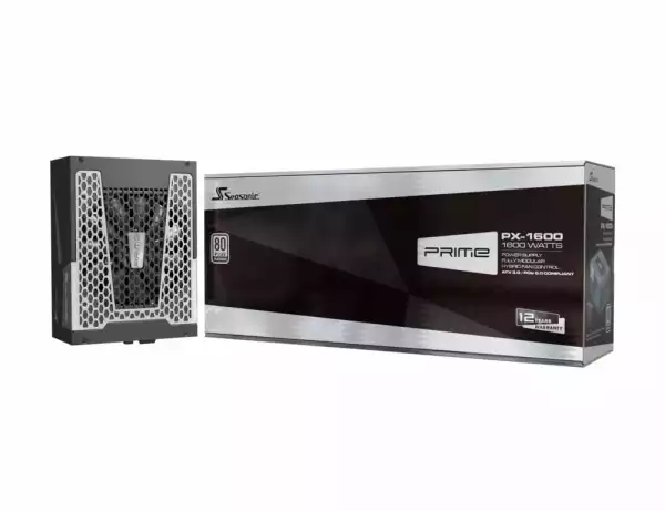 Seasonic захранване PSU ATX 3.1 1600W Platinum PCIe Gen 5 - PRIME PX-1600 - SSR-1600PD2-ATX3.1