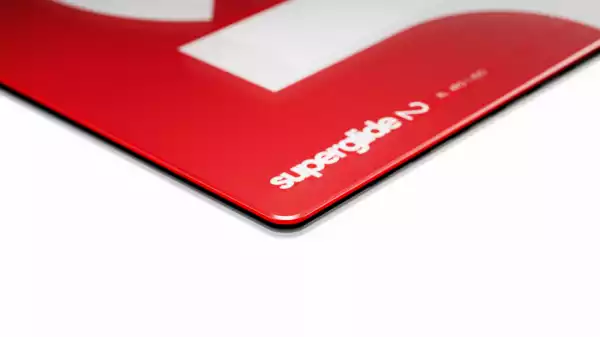 Superglide професионален стъклен геймърски пад за мишка Gaming Glass Mousepad Superglide Pad v2 XL Red - 490 x 420 mm Superglide професионален стъклен геймърски пад за мишка Gaming Glass Mousepad Superglide Pad v2 XL Red - 490 x 420 mm