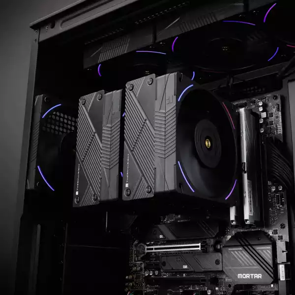 Thermalright охладител CPU Cooler Phantom Spirit 120 EVO A-RGB - Dual-Tower - LGA1851/LGA1700/AM5