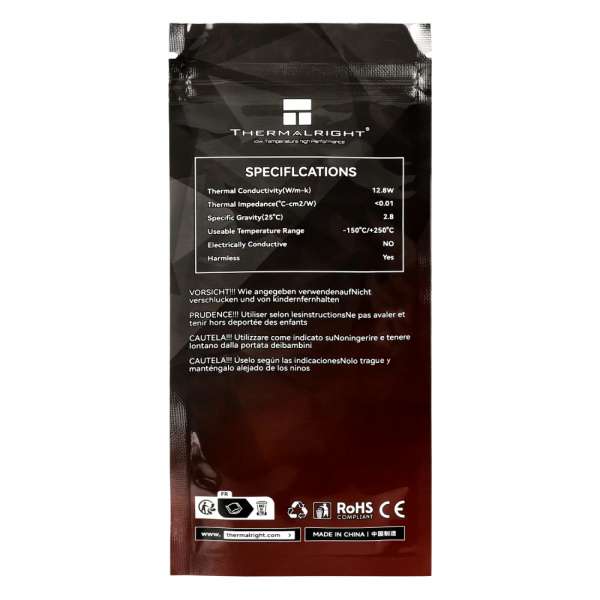 Thermalright термо паста Thermal compound - TF7 4g - 12.8 W/mK