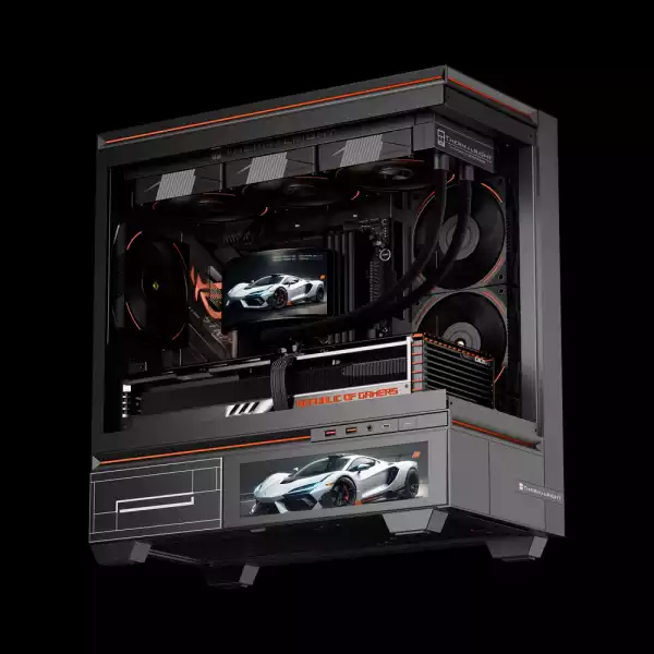 Thermalright водно охлаждане Water Cooling Rainbow Vision 360 Turbo ARGB Black - 6.67 inch Curve OLED Display