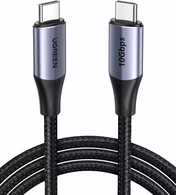 Ugreen кабел USB3.1 Type-C Gen2 M/M US355, 10Gbps, 100W, 5A, 1m - 80150