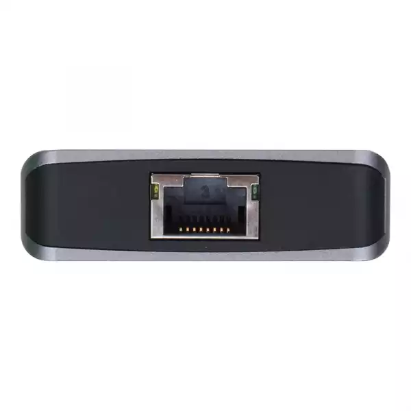 VCom докинг станция Docking Station USB-C 13-in-1 - CU4706 - HDMI x 2, DP, USB3.0 x 3, USB-C, USB2.0, RJ45, SD/TF, PD100W, Audio, L-Shape USB-C