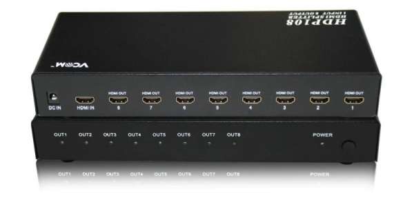 VCom Сплитер HDMI SPLITTER Multiplier 1x8 - DD418A VCom Сплитер HDMI SPLITTER Multiplier 1x8 - DD418A