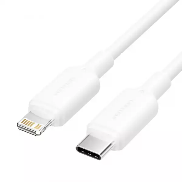 Vention кабел Cable USB 2.0 Type-C to Lighting 1m White - LAKWF