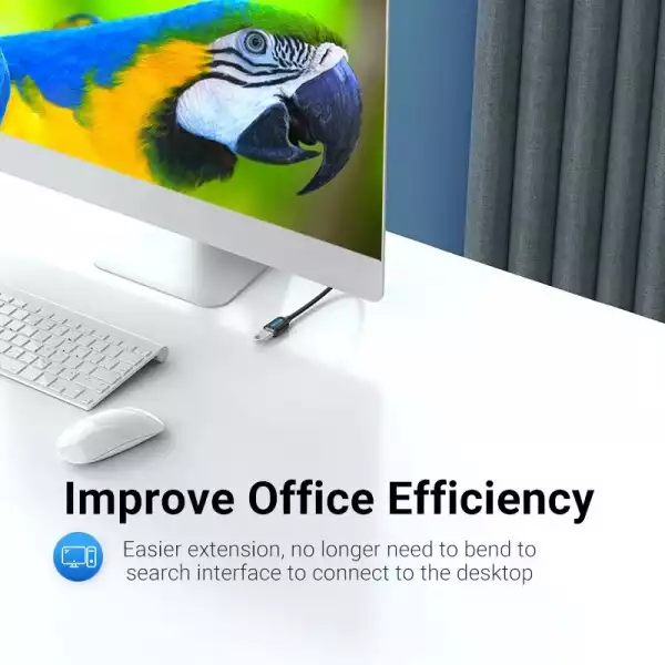 Vention Кабел USB 3.0 Extension AM / AF - 3.0M Black - CBHBI Vention Кабел USB 3.0 Extension AM / AF - 3.0M Black - CBHBI