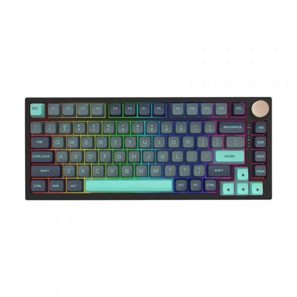 VGN безжична геймърска механична клавиатура Wireless Gaming Mechanical Keyboard - N75 PRO Caribbean Blue - Azure Switches [Linear]