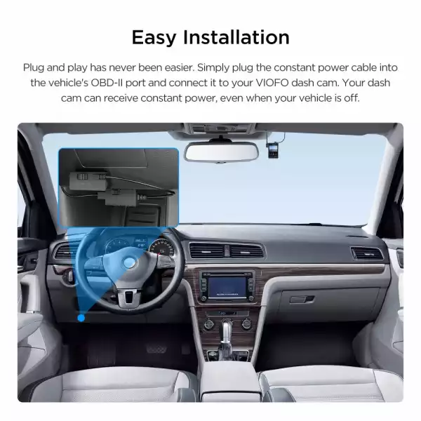 VIOFO Монтажен комплект Hardwire Kit - OP100 OBD-II with Power Cable
