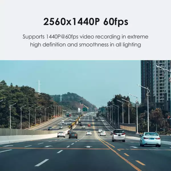 VIOFO Видеорегистратор Dash Cam A119 V3-G - GPS Module, Quad HD+, HDR, Sony STARVIS