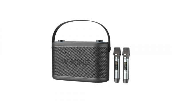 W-King Блутут парти колона Bluetooth Party Speaker - H10 - 120W, 2 x Wireless Microphones, Karaoke
