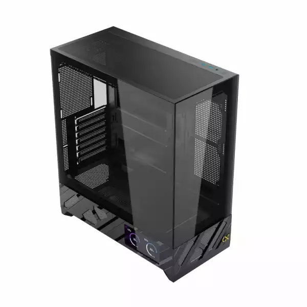 Xigmatek кутия Case E-ATX - Alphard Pro - 6 inch LCD Display, 6 ARGB Fans