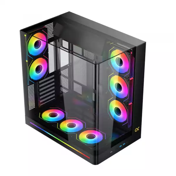 Xigmatek кутия Case E-ATX - PANO II - 8 ARGB Fans