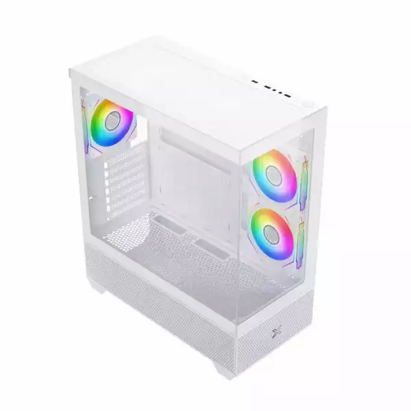 Xigmatek кутия Case EATX - Alphard Arctic - 6 ARGB fans