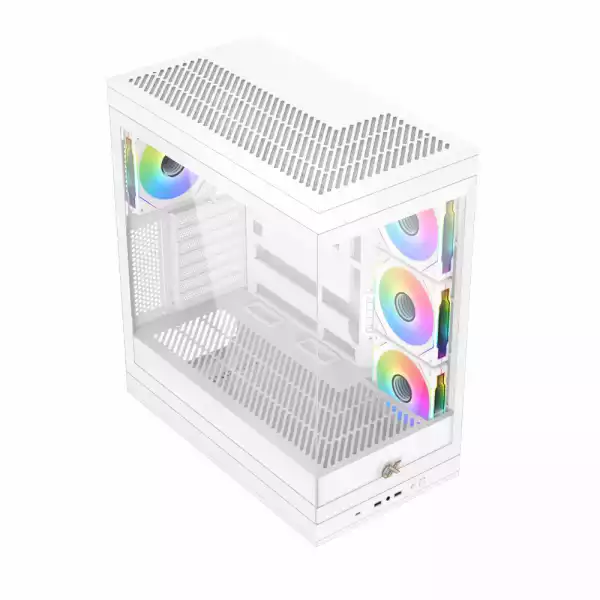 Xigmatek кутия Case EATX - Meta Arctic - 4 x 120 mm ARGB fans