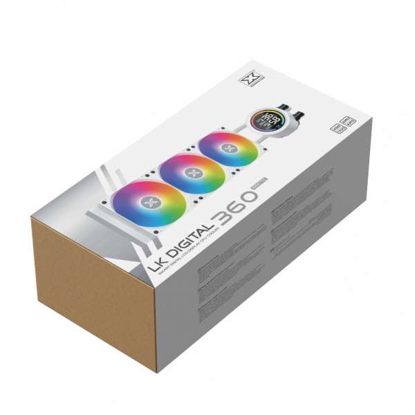 Xigmatek водно охлаждане Water Cooling  LK 360 Digital Arctic - LED Display, A-RGB