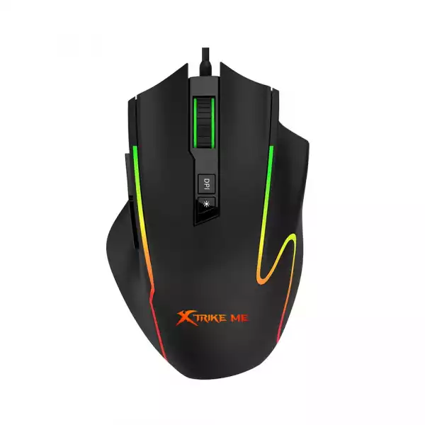 Xtrike ME геймърска мишка Gaming Mouse GM-518 - 12800dpi, RGB, programmable