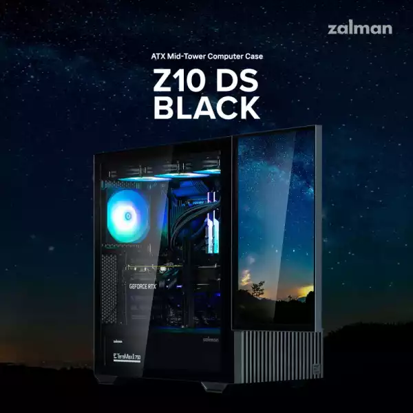 Zalman кутия Case ATX - Z10 DS - 15.6 inch Full HD Display