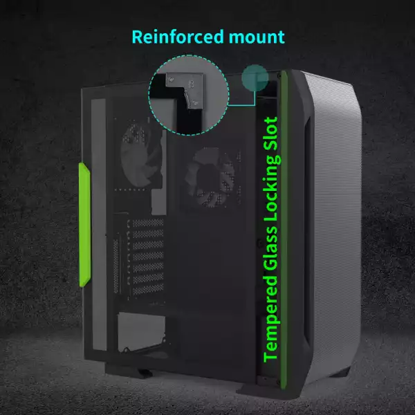 Zalman кутия за компютър Case ATX - N7 PLUS - 7 fans included, Tempered Glass