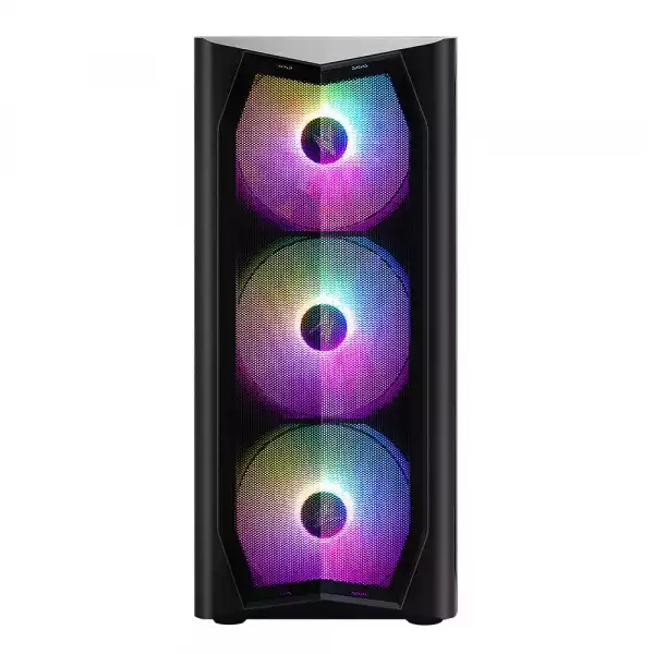 Zalman кутия за компютър Case ATX - N4 - RGB, Tempered Glass